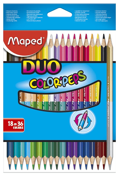 829601FC estuche 18 lapices de colores colorppeps duo. bicolor maped 829601fc