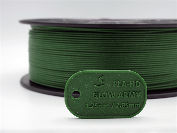 8435532914303 winkle filamento impresora 3d pla hd color verde con particulas 1.75 mm. 300 gr.