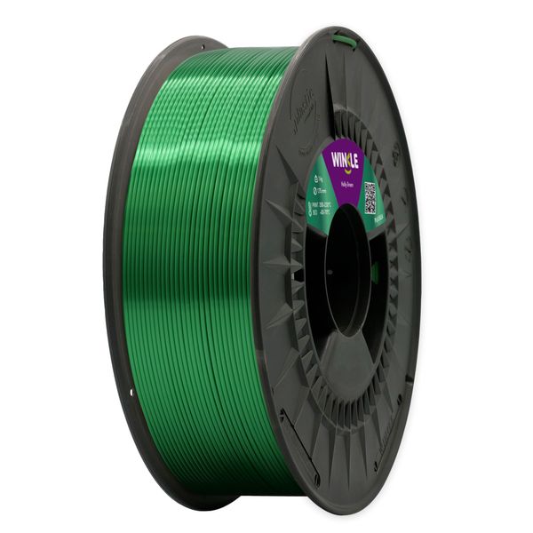 8435532916383 winkle filamento impresora 3d pla silk color holly green 1.75 mm. 1000 gr.