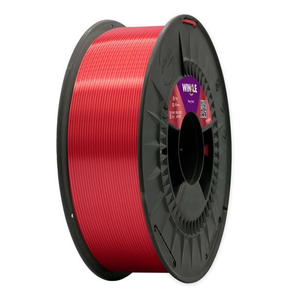 8435532916468 winkle filamento impresora 3d pla silk color merry red 1.75 mm. 1000 gr.
