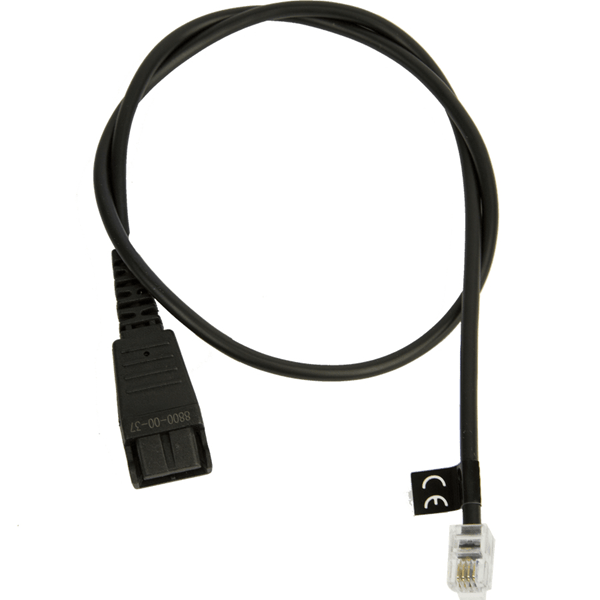 8800-00-37 qd cord straight rj11 plug