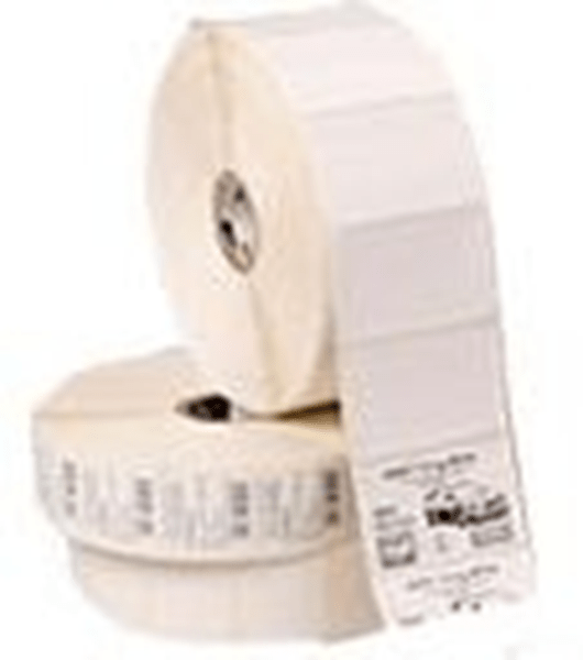 880013-038D label paper 70x38mm thermal transfer z-perform 1000t uncoated permanent adhesive 25mm core