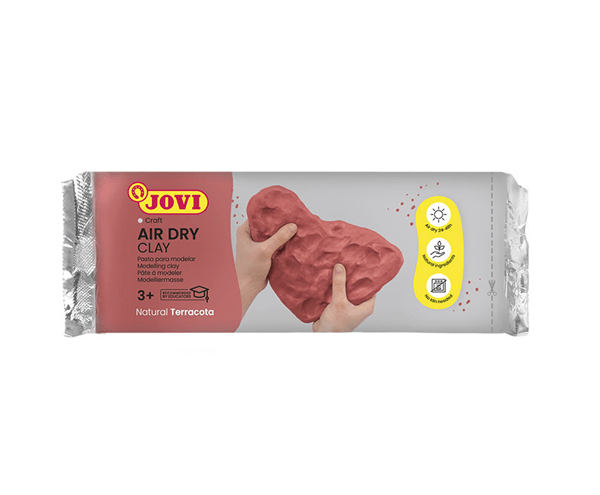 88 pastilla pasta modelar air dry endurecible al aire 500 g terracotta jovi 88