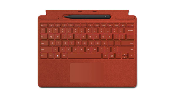 8X8-00032 srfc pro8 prox sig keyboard-pen bundle keyboard poppy red e sp