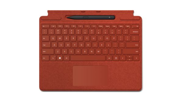 8X8-00032 srfc pro8 prox sig keyboard pen bundle keyboard poppy red e sp