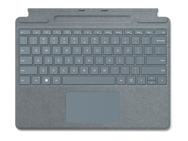 8XB-00052 srfc pro8 prox sig keyboard keyboard ice blue e sp