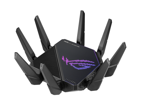 90IG0720-MU2A00 router asus rog rapture gt-ax11000 pro router gaming wifi 6 rgb tribanda