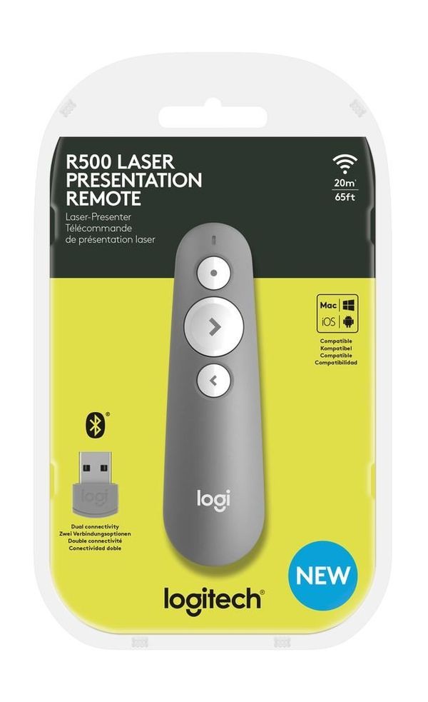 910-006520 r500 laser presentation remote mid grey em ea