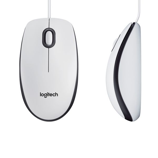 910-006764 logitech mouse m100 white 