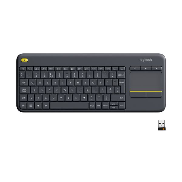 920-007137 teclado inalambrico logitech k400 plus negro