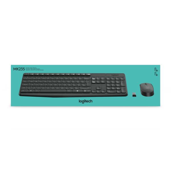 920-007919 teclado inalambrico raton optico logitech mk235 negro