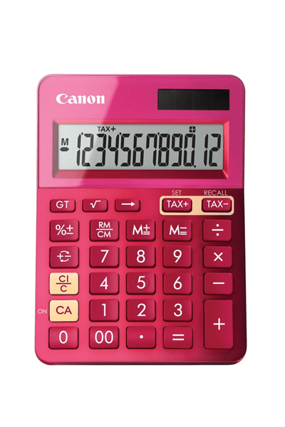 9490B003 ls 123k mpk desk calculator pink