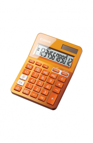 9490B004 ls 123k mor desk calculator orange
