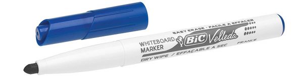 9581701 marcador para pizarra blanca 1741 tinta a base de acetona trazo 1.4mm. azul velleda 9581701