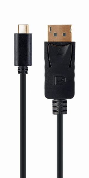A-CM-DPF-02 cable adaptador usb tipo-c a displayport 4k 15 cm negro