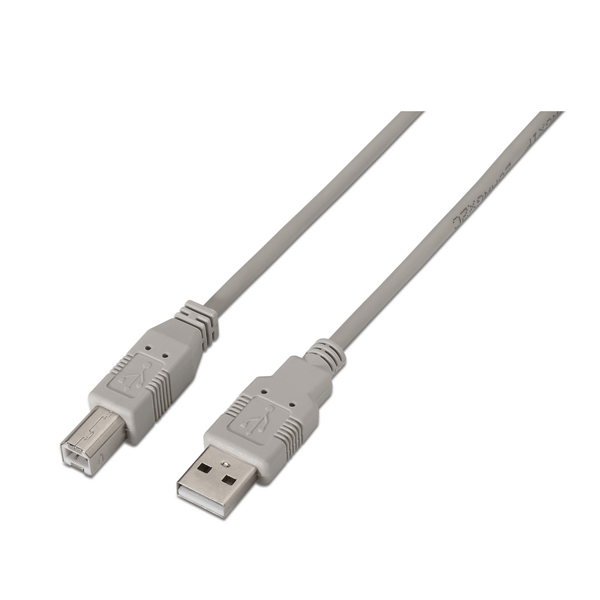A101-0001 aisens cable usb 2.0 impresora tipo a m b m beige 1m