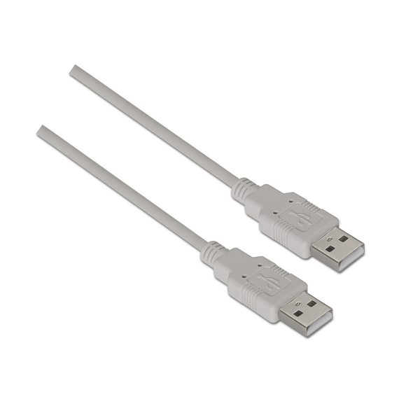 A101-0022 cable usbam 2.0 a usbam 2.0 aisens 2m gris a101-0022