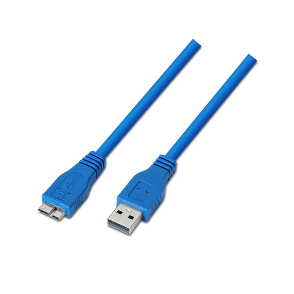 A105-0048 cable aisens usb tipo-a macho a micro usb-b macho 2m azul a105-0048