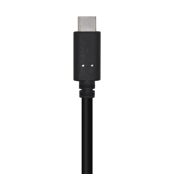 A107-0449 aisens cable usb 3.1 gen 2 10 gbps 3 a. tipo c m a m. negro. 0.5m