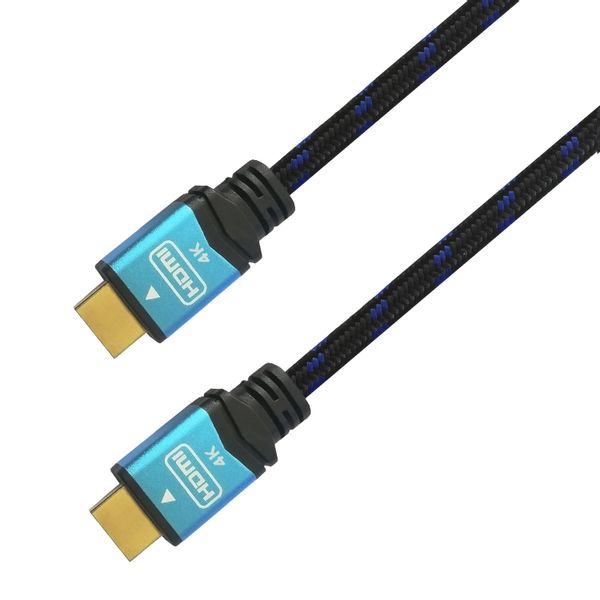 A120-0360 aisens cable hdmi v2.0 premium hec 4k60hz 18gbps a m a m negro azul