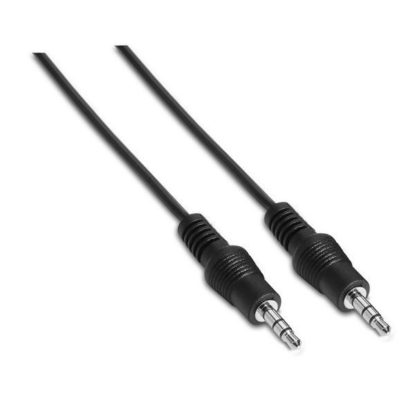A128-0141 cable audio estereo aisens jack 3.5 macho a jack 3.5 macho 30cm negro a128-0141