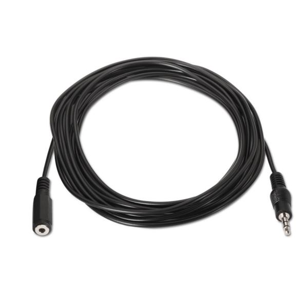 A128-0145 aisens cable audio estereo jack 3.5 m jack 3.5 h negro 1.5m