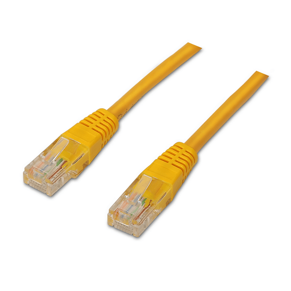 A135-0254 cable de red aisens latiguillo rj45 cat.6 utp awg24 amarillo 1.0m