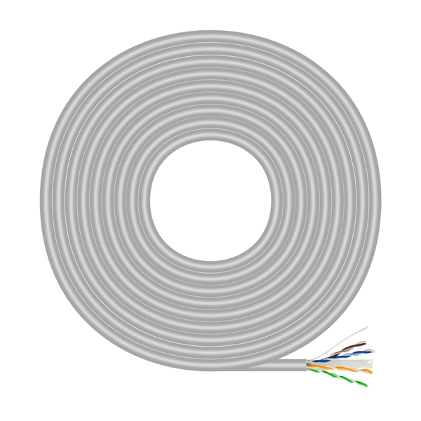 A135-0743 aisens cable de red rj45 cat.6 utp rigido awg23 cca aleacion. gris. 500m