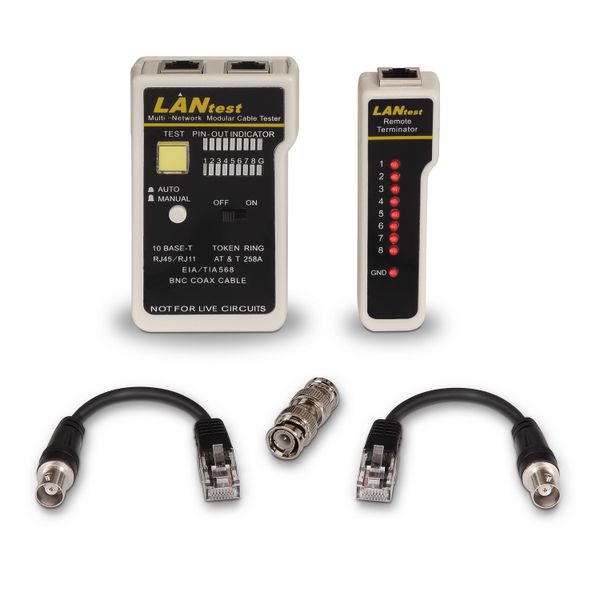 A142-0314 tester aisens para cable rj11 rj12 rj45 coaxial indicadores led para conexiones y fallos a142 0314