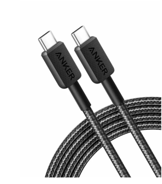 A81D6H11 cable anker 310 usb-c a usb-c cable trenzado 1.8m 240w negro
