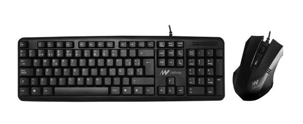AA-NW3692 teclado raton netway usb office 230
