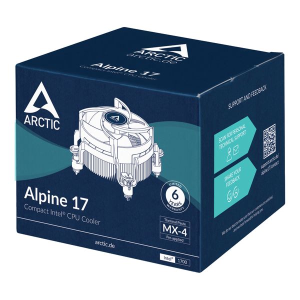 ACALP00040A refrigerador cpu arctic alpine 17 intel