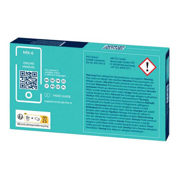 ACTCP00084A pasta termica arctic mx 6 4gr 6 mx cleaner