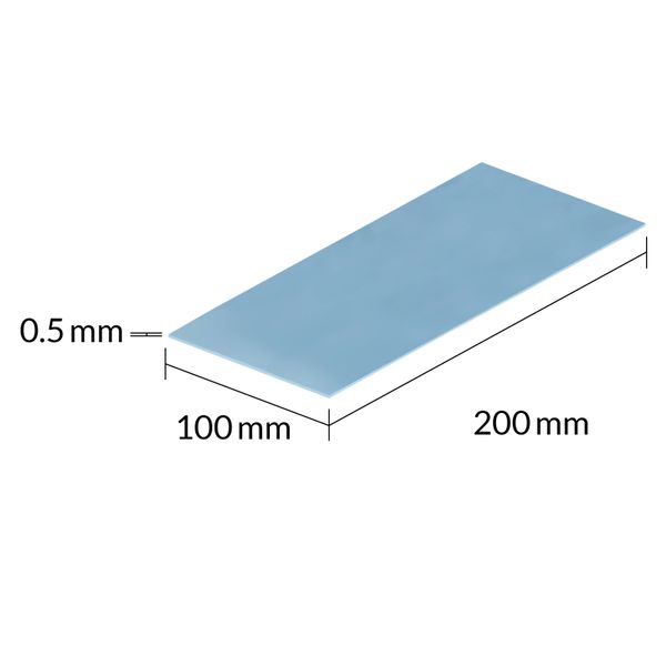 ACTPD00058A almohadilla pasta termica arctic 200x100x0.5mm azul pack de 2