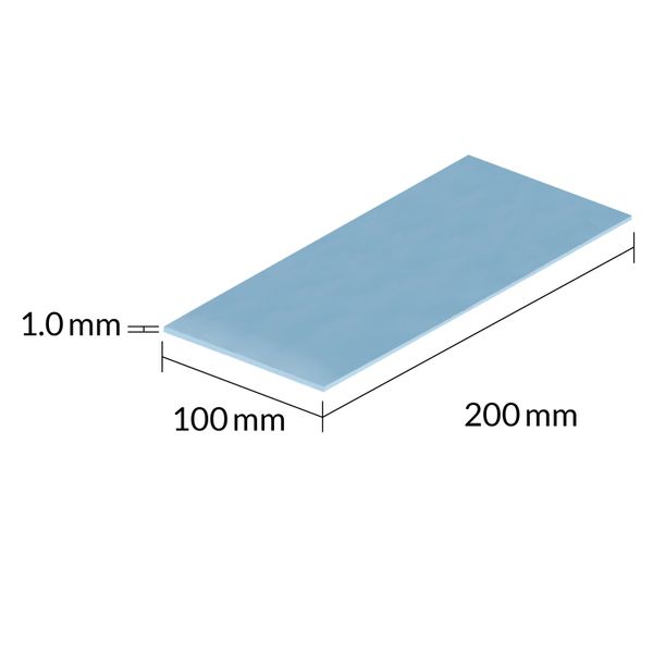 ACTPD00059A almohadilla pasta termica arctic 200x100x1mm azul pack de 2
