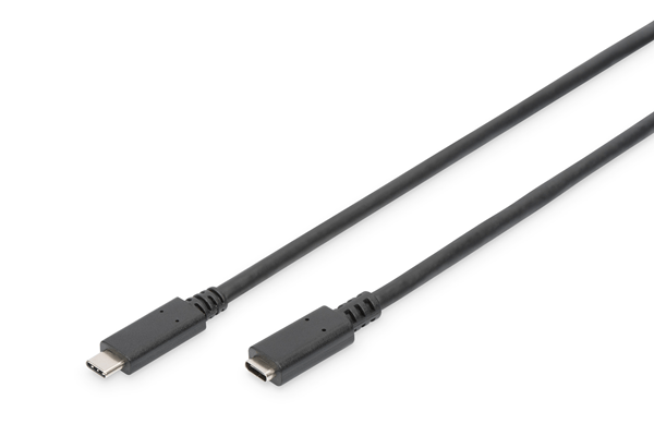 AK-300210-007-S usb type-c extension cable type c m-f 0.7m full featured gen2 5a 10gb versi n 3.1 ce sw
