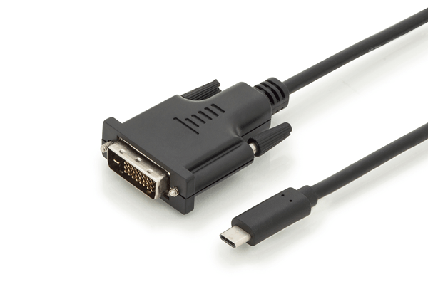 AK-300332-020-S usb type c adapter cable type c to dvi m m 2.0m 1080p60hz ce bl gold