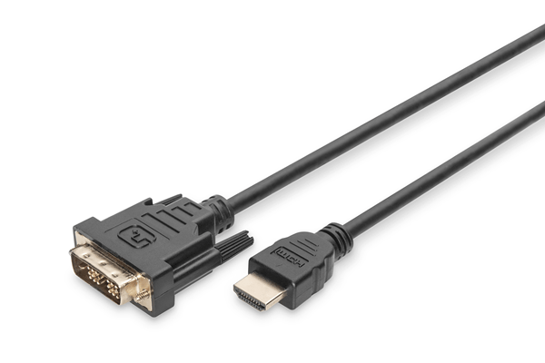 AK-330300-020-S hdmi adapter cable. type a-dvi181 mm. 2.0m