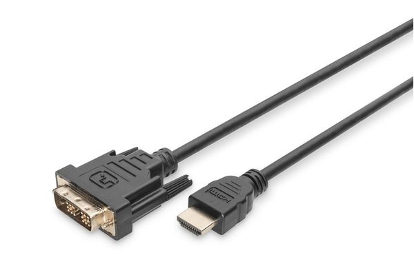 AK-330300-020-S hdmi adapter cable. type a dvi18 1 m m. 2.0m