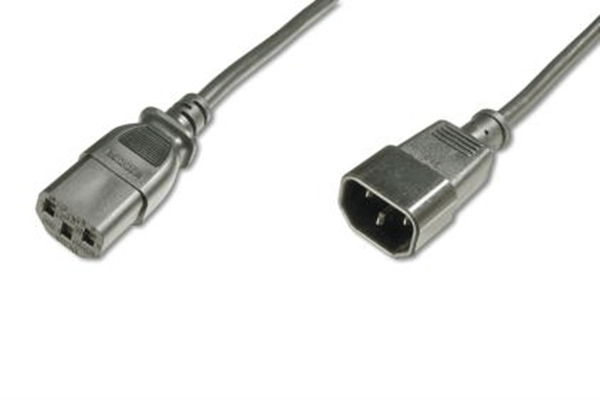 AK-440201-012-S power cord extension cable c14-c13 m-h 1 2m h05 vv-f3g 0 75mm sw
