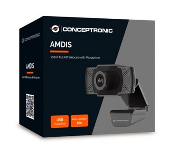 AMDIS01B camara webcam conceptronic 1080p usb