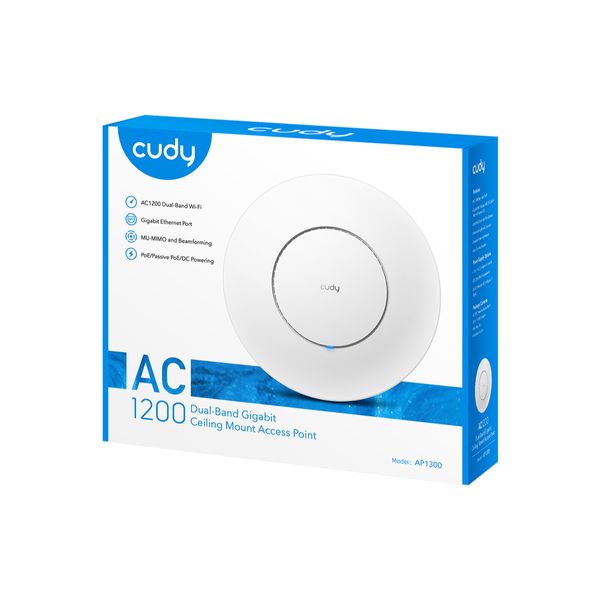 AP1300 cudy ac1300 white power over ethernet poe