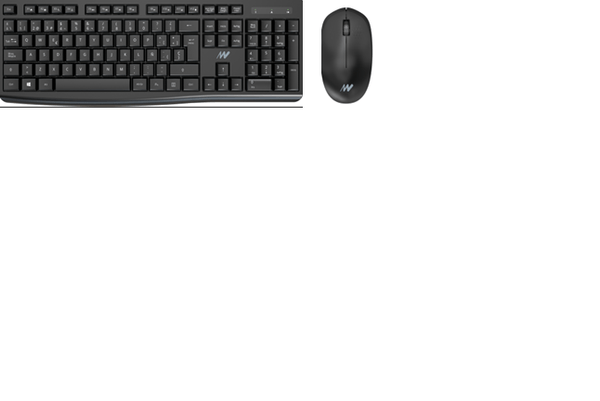 APP-NW3679 teclado inalambrico raton inal. netway ws330 negro