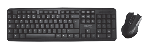 APPMX230 approx appmx230 teclado usb espanol negro
