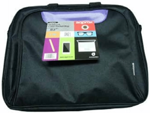 APPNBCP15BP maletin portatil 15.6p approx nylon negropurpura