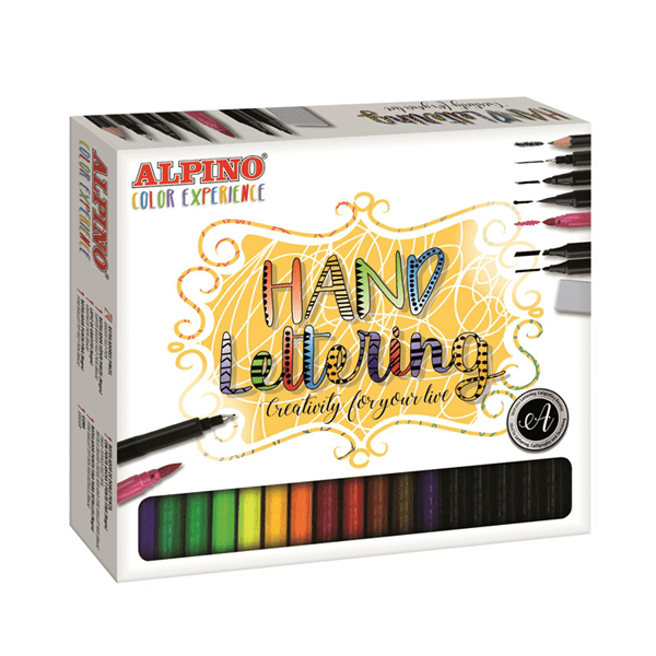 AR000701 set rotuladores hand lettering color experience alpino ar000701