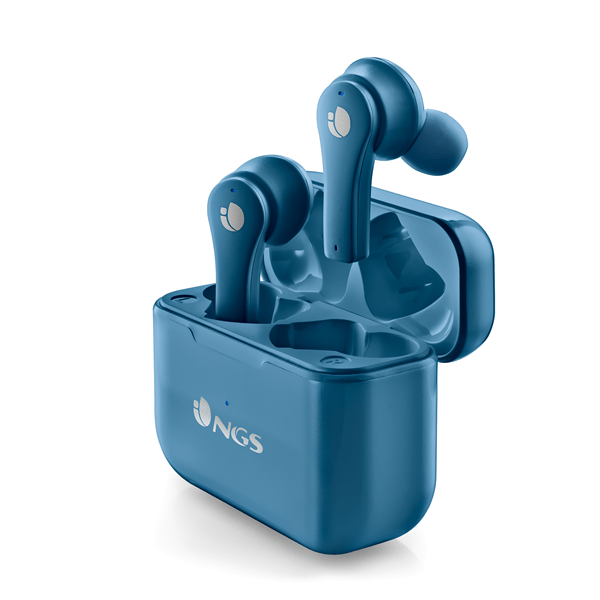 ARTICABLOOMAZURE auriculares c microfono ngs artica bloom inalambricos azul