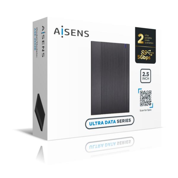 ASE-2532B aisens caja disco 2.5 externo usb 3.2 gen 1 negro