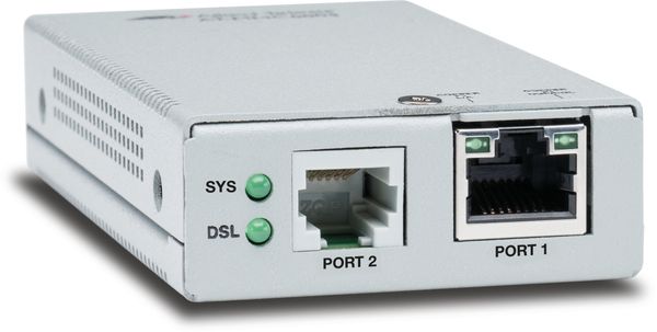 AT-MMC6005-60 vdsl2 rj11 to 10 100 1000t mini media converter