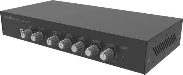 AV-1900 vision 2x50w mixer amplifier-4 inputs